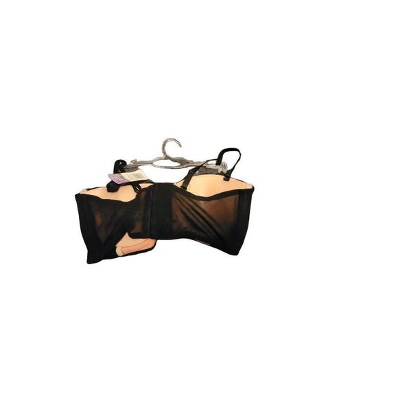 Hers By Herman Womens Peachy Black Lace Padded Adjustable Strap Push Up Bra Size - Picture 6 of 6